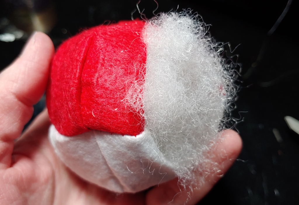 stuff the pokeball with fluff